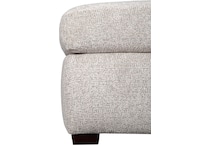 kate light grey ottoman   