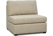 kate linen armless chair   