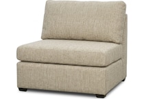 kate linen armless chair   