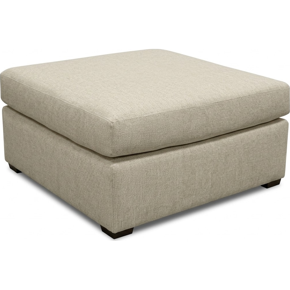 kate linen ottoman   