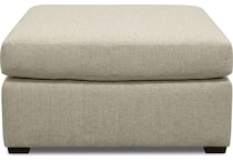 kate linen ottoman   