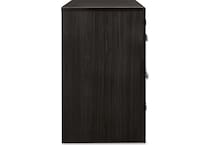 kaydell black nightstand   