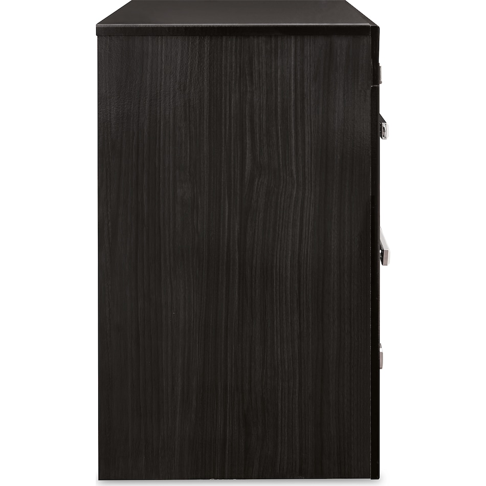 kaydell black nightstand   