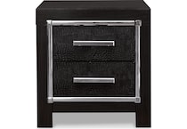 kaydell black nightstand   