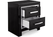 kaydell black nightstand   