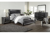 kaydell black nightstand   