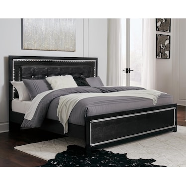 KAYDELL UPHOLSTERED PANEL BED