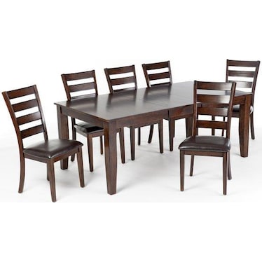 KAYSEN 5-PC COUNTER HEIGHT DINING SET