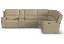 keanu sectional beige package   