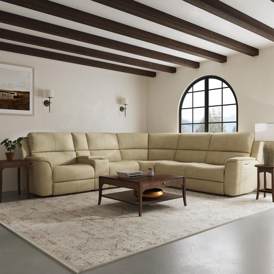 keanu sectional beige package   