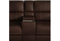 keanu sectional brown package   