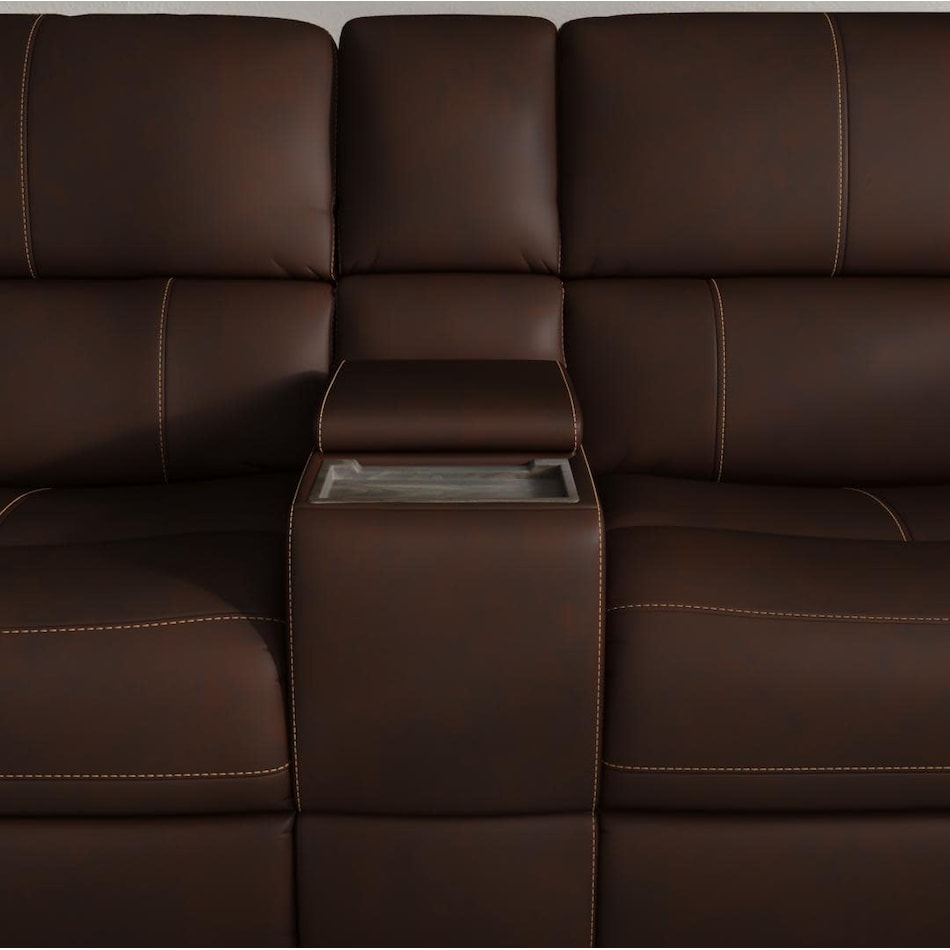 keanu sectional brown package   