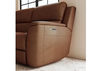 keanu sectional brown package   