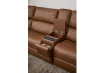 keanu sectional caramel package   