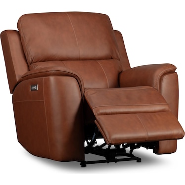 KEANU POWER LEATHER RECLINER
