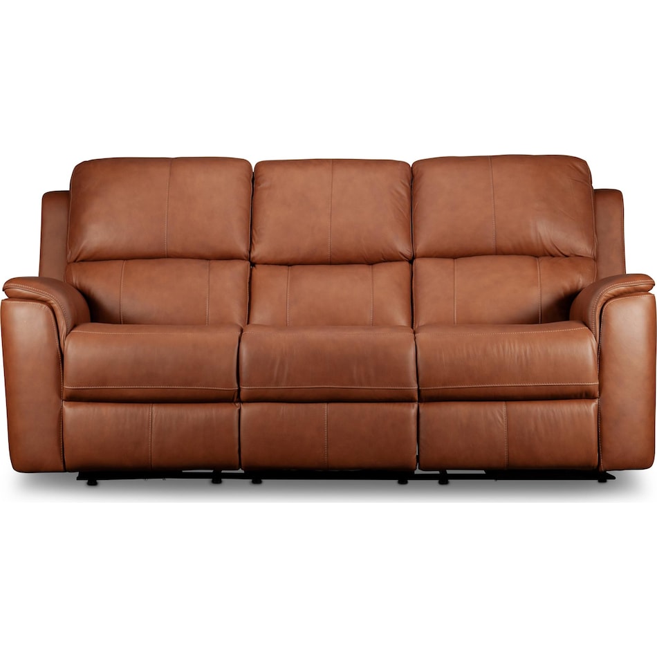 keanu carmel power leather reclining sofa   