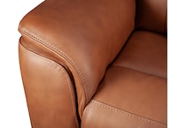 keanu carmel power leather reclining sofa   