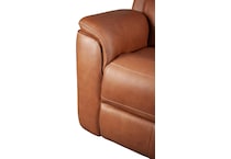 keanu carmel power leather reclining sofa   