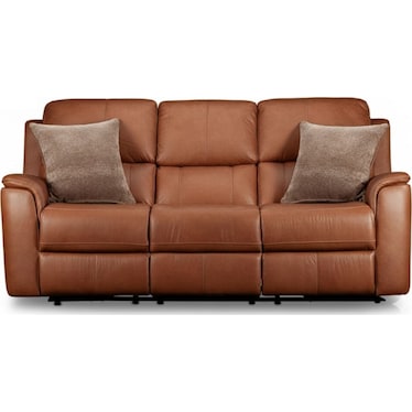 KEANU LEATHER POWER RECLINING SOFA BY FLEXSTEEL