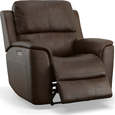 KEANU LEATHER ZERO GRAVITY POWER RECLINER BY FLEXSTEEL