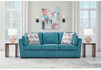 keerwick teal sofa   