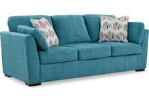 keerwick teal sofa   