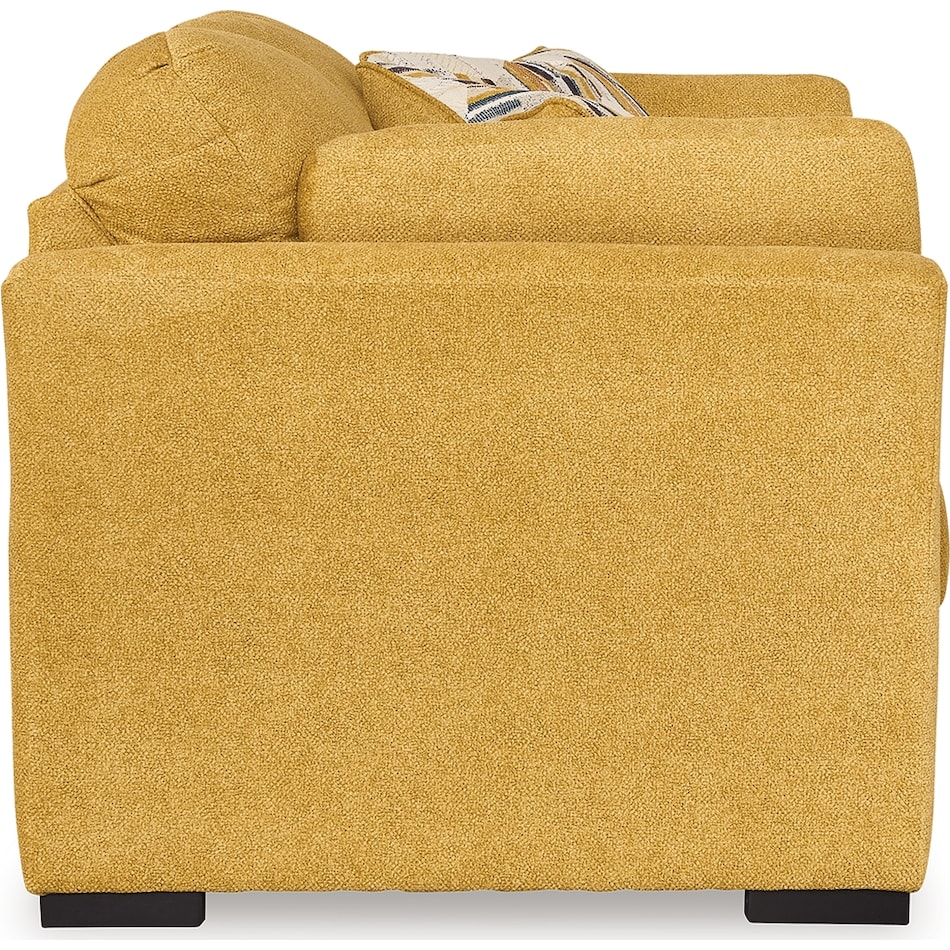 keerwick yellow loveseat   