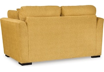 keerwick yellow loveseat   