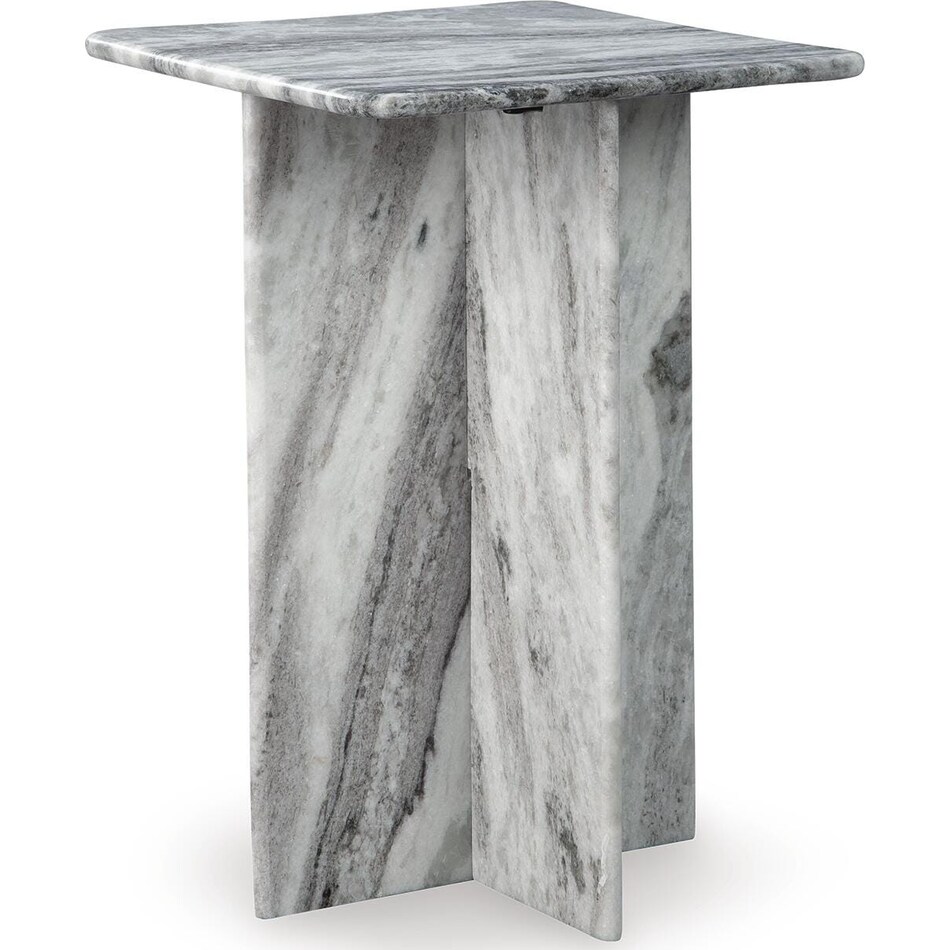 keithwell gray chairside table   