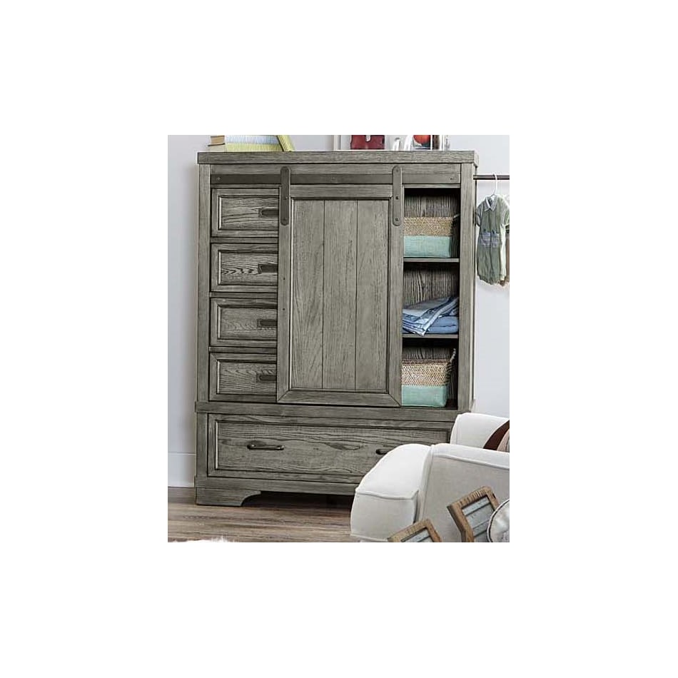 kemp   brushed pewter armoire armoire base   