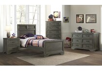 kemp   brushed pewter chest   