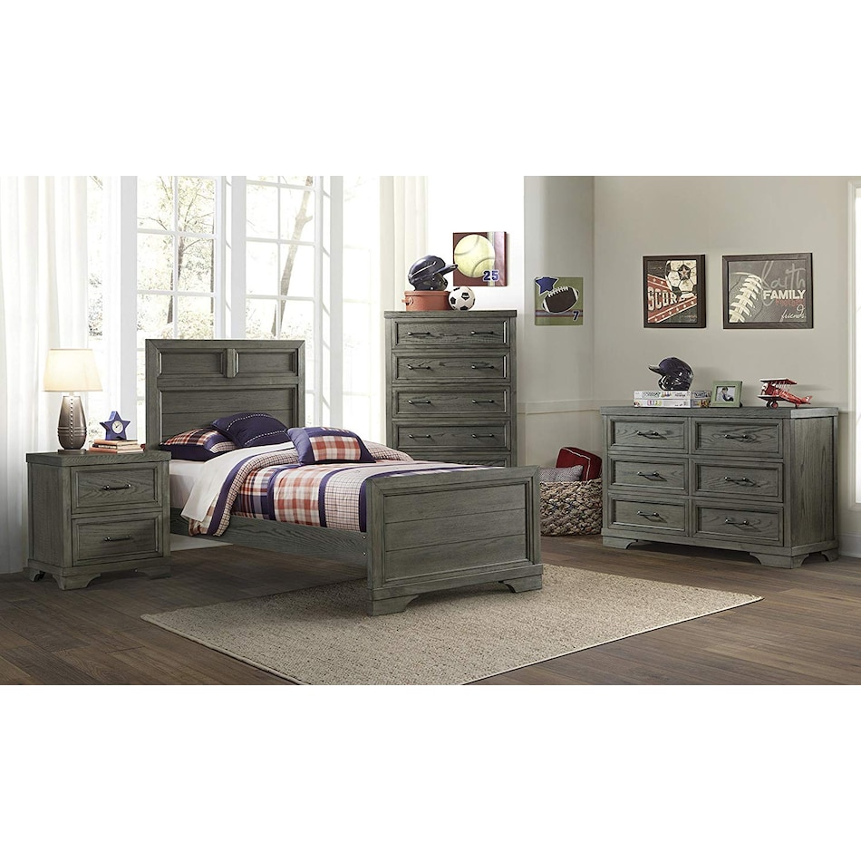 kemp   brushed pewter twin footboard   