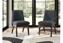 kendamore dark brown side chair   