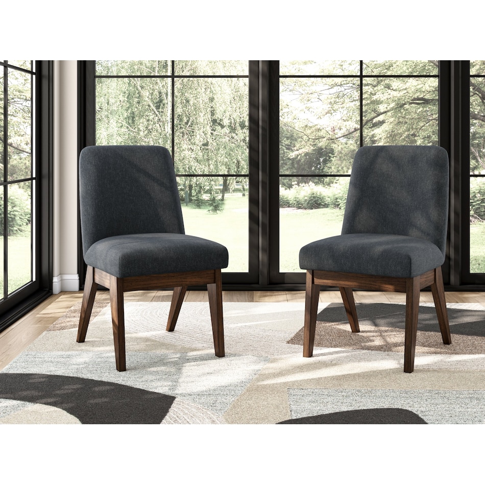 kendamore dark brown side chair   