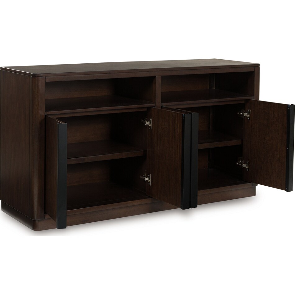 kendamore dark brown sideboard server   