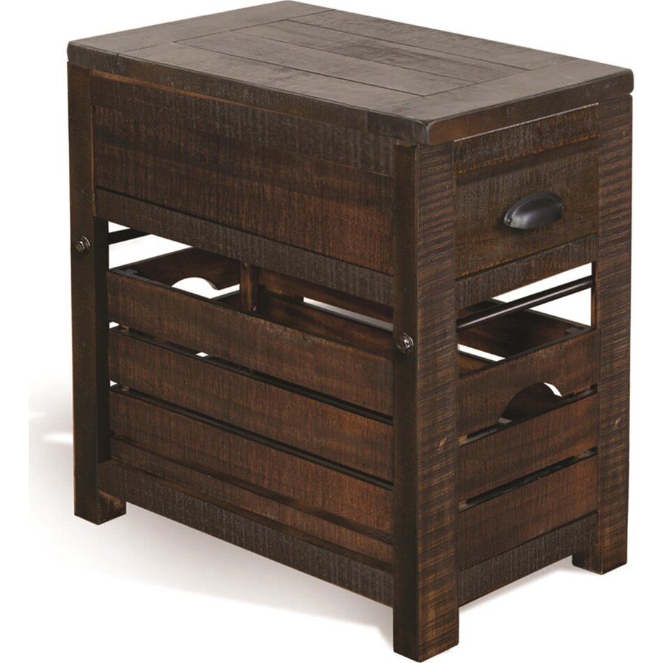 kentucky brown chairside table   