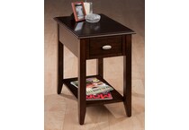 kesling merlot chairside table   
