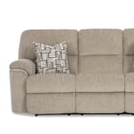 kida beige reclining sofa   
