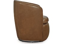 kierreys caramel leather accent chair   