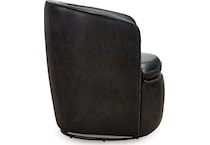 kierreys midnight leather accent chair   