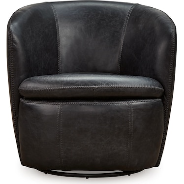 KIERREYS LEATHER SWIVEL CHAIR