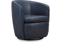 kierreys ocean leather accent chair   