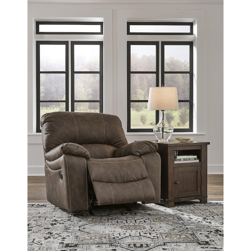 kilmartin chocolate recliner   