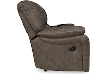 kilmartin chocolate reclining loveseat   