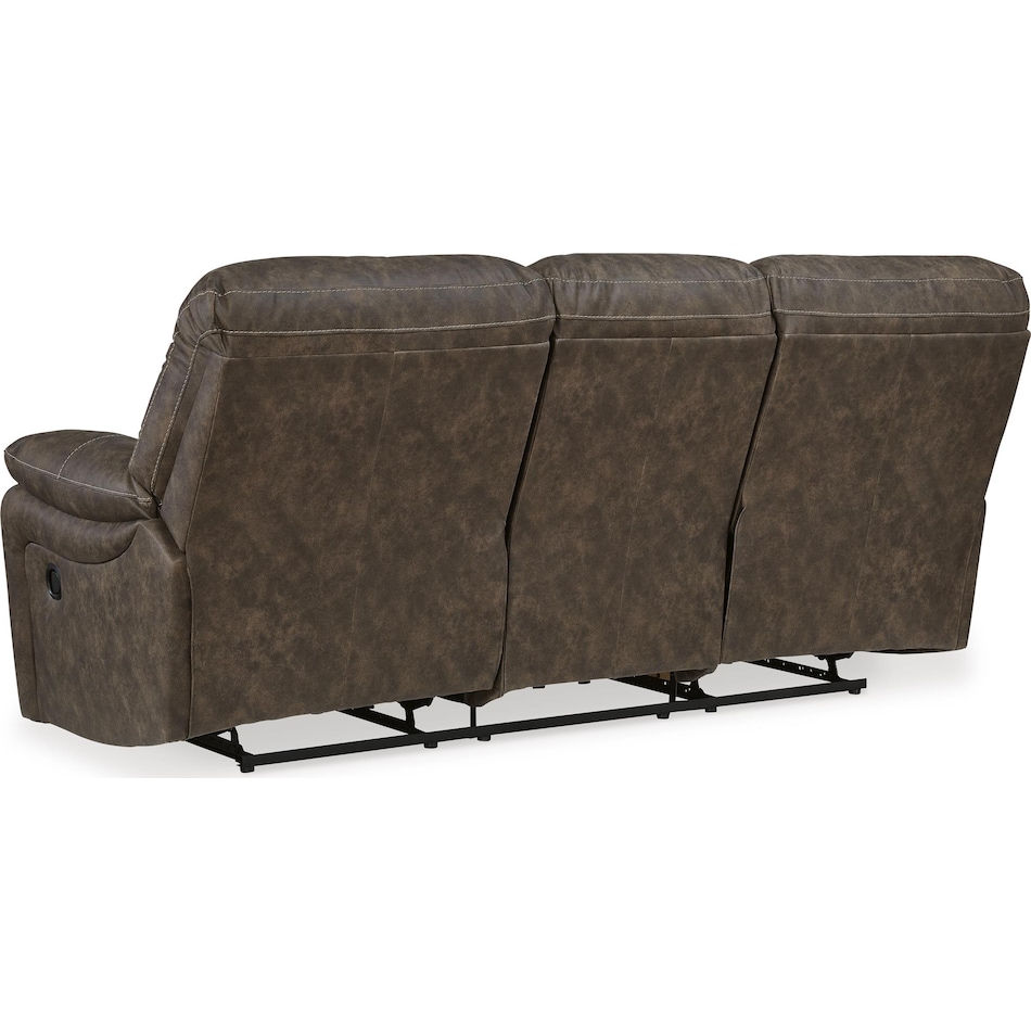 kilmartin chocolate reclining sofa   