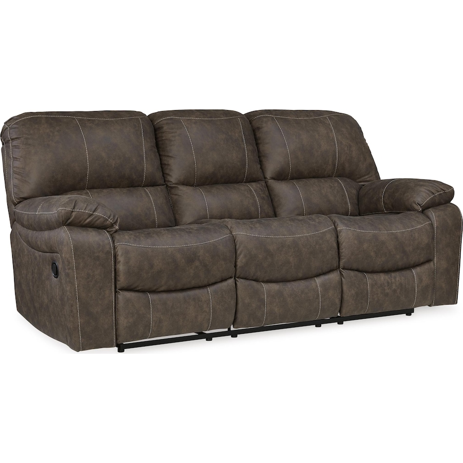 kilmartin chocolate reclining sofa   