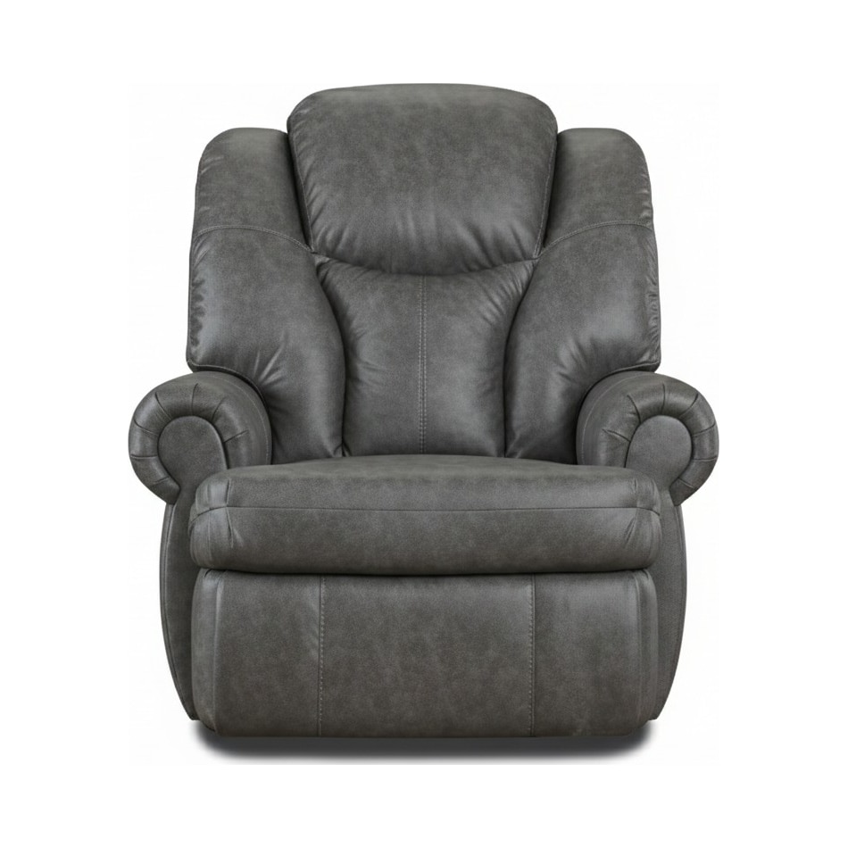 king comfort charcoal rocker recliner   