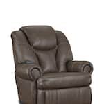 king comfort walnut rocker recliner   