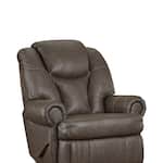 king comfort walnut rocker recliner   