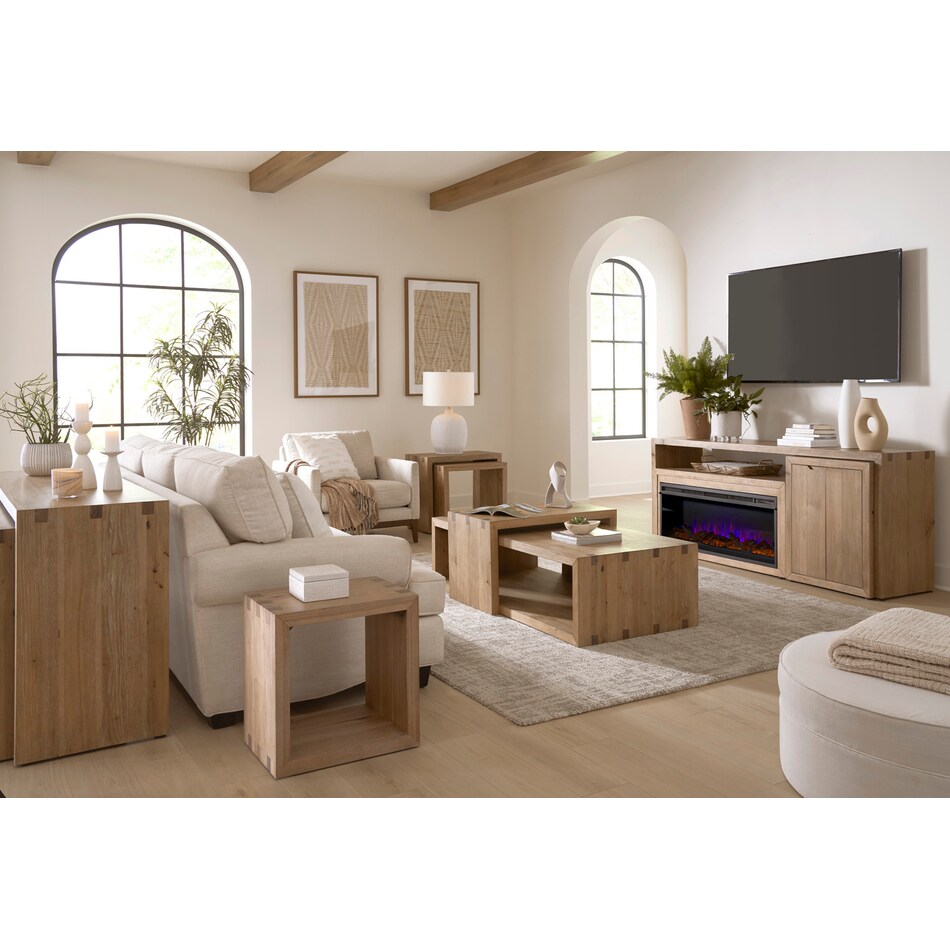 knoxville light brown cocktail table   